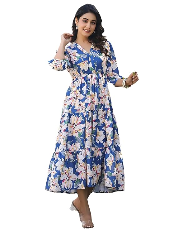 Leriya Fashion Floral Maxi Dress